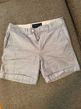 Abercrombie & Fitch Grat Linen-Blend Women’s Shorts